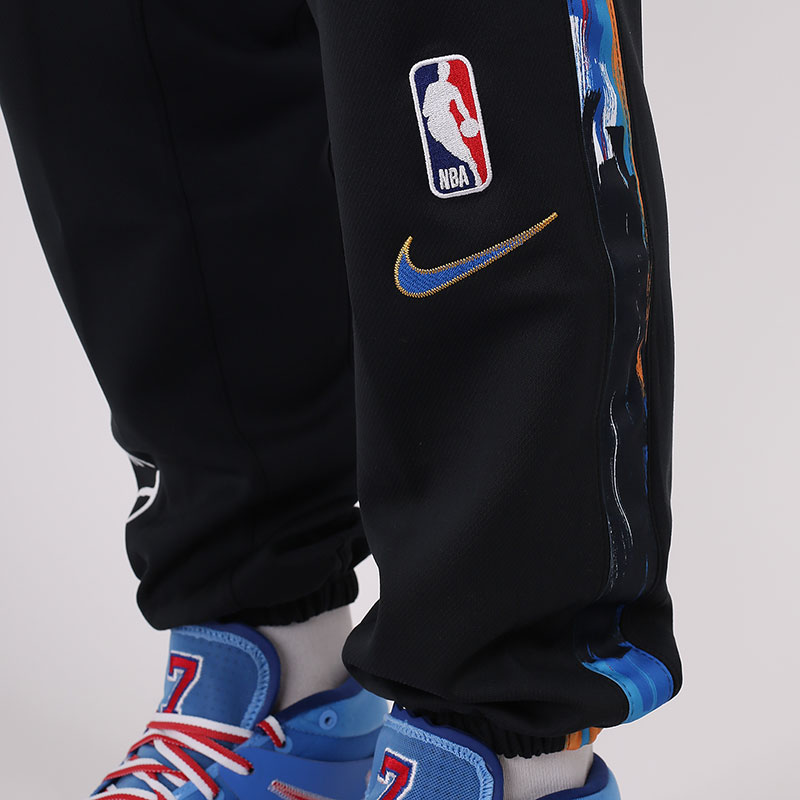 мужские черные брюки Nike Brooklyn Nets Thermoflex Sweatpants CU0611-010 - цена, описание, фото 5